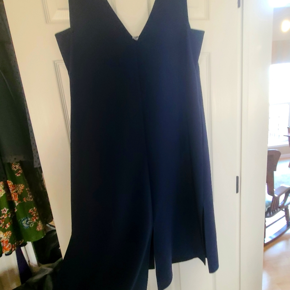 NWT Beautiful navy blue Lafayette 148 sheath dress